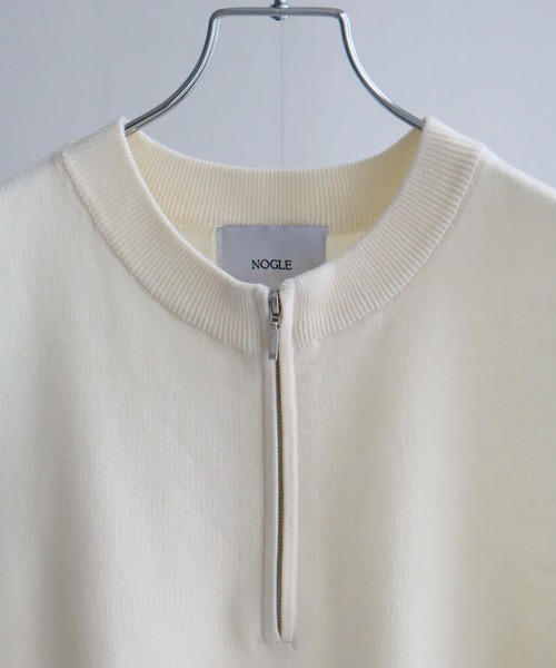 NOGLE(ノグル)の「【NOGLE/ノグル】ジップアップノースリー(その他トップス・レディース・チャコール/アイボリー/グレー/ブラック・FREE)」の9枚目の写真