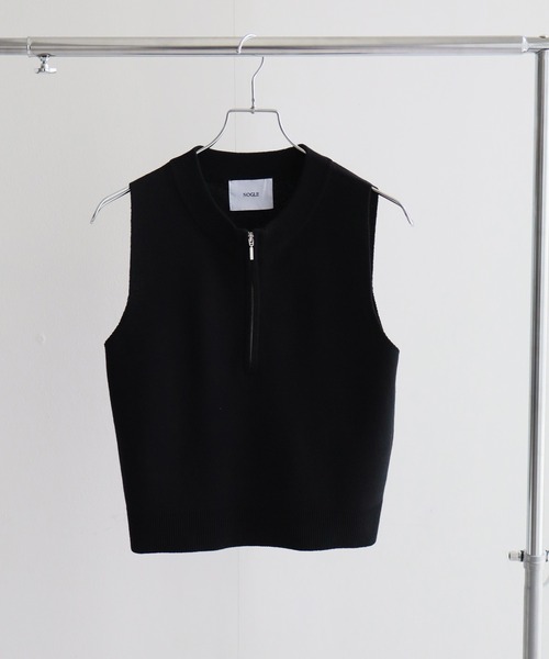 NOGLE(ノグル)の「【NOGLE/ノグル】ジップアップノースリー(その他トップス・レディース・チャコール/アイボリー/グレー/ブラック・FREE)」の15枚目の写真