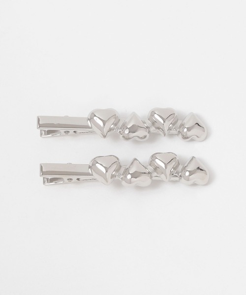 FOREVER 21(フォーエバー トゥエンティーワン)の「ハートヘアピン2(ヘアピン・レディース・シルバー/ゴールド・FREE)」の3枚目の写真