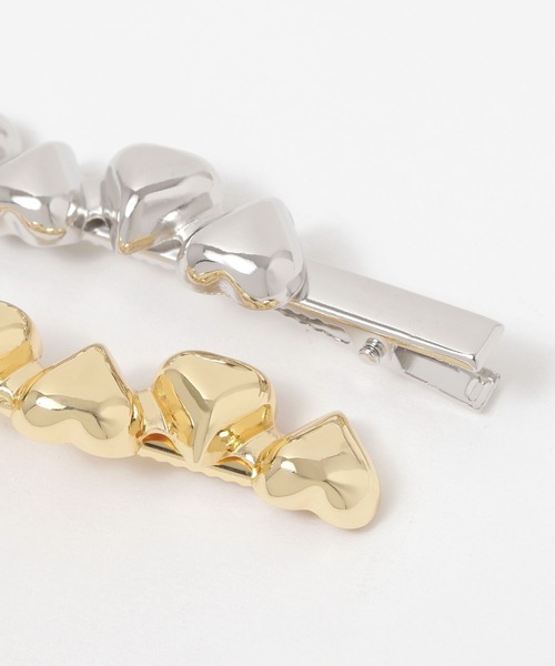 FOREVER 21(フォーエバー トゥエンティーワン)の「ハートヘアピン2(ヘアピン・レディース・シルバー/ゴールド・FREE)」の6枚目の写真