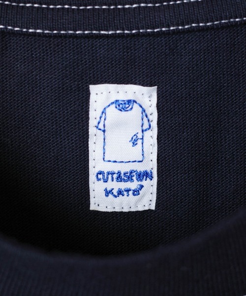 KATO`（カトー）の「【KATO'/カトー】181 フラップポケット Tシャツ BC812731（Tシャツ/カットソー・メンズ・ホワイト/ネイビー/キナリ/ベージュ/ブラウン/ライトグレー/カーキ/レッド・MEDIUM/SMALL/X-LARGE/LARGE）」の13枚目の写真