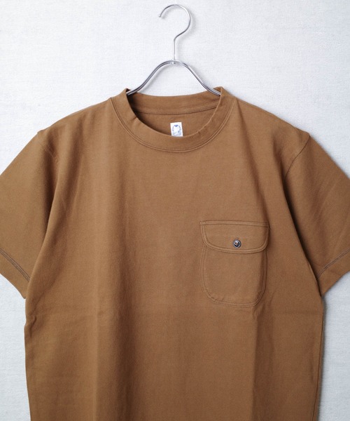 KATO`（カトー）の「【KATO'/カトー】181 フラップポケット Tシャツ BC812731（Tシャツ/カットソー・メンズ・ホワイト/ネイビー/キナリ/ベージュ/ブラウン/ライトグレー/カーキ/レッド・MEDIUM/SMALL/X-LARGE/LARGE）」の21枚目の写真