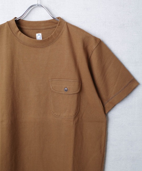 KATO`（カトー）の「【KATO'/カトー】181 フラップポケット Tシャツ BC812731（Tシャツ/カットソー・メンズ・ホワイト/ネイビー/キナリ/ベージュ/ブラウン/ライトグレー/カーキ/レッド・MEDIUM/SMALL/X-LARGE/LARGE）」の22枚目の写真