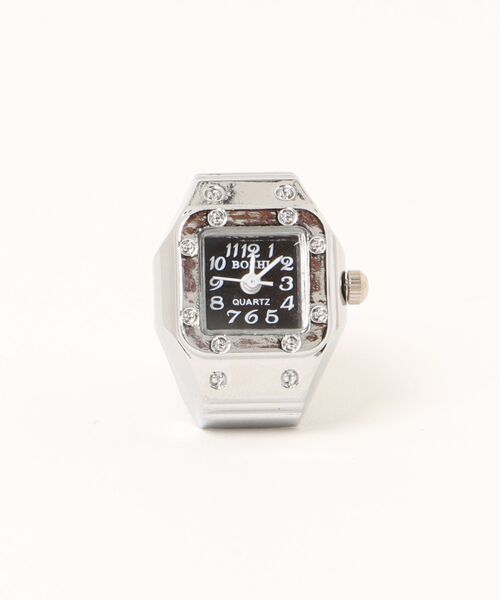 Burner（バーナー）の「【OKUOKU　0909】watch ring 指輪時計　フリーサイズ oku-ring-g2（リング・メンズ・ゴールド系その他/レオパード/ピンクゴールド/シルバー系その他/ホワイト系その他4/ブラック系その他4/パープル系その他4/ピンク系その他5/シルバー系その他2/ゴールド系その他2/シルバー系1/シルバー系2/ゴールド系/ゴールド系1/ゴールド系2/ゴールド系3/ゴールド系4/ゴールド系5/ゴールド系6/ゴールド系7/ゴールド系8/シルバー/ブラック系その他2/ゴールド系その他3/ブラック系その他/ホワイト系その他2/ローズ/ホワイト系その他/シルバー系その他3/ブルー系その他/ピンク系その他2/ピンク系その他3/グリーン系その他/グリーン系その他2/ピンク系その他4/コバルトブルー/パープル系その他/レッド系その他/パープル系その他2/ホワイト系その他3/イエロー系その他3/レッド系その他3/レッド系その他2/イエロー系その他2/パープル系その他3/ブラック系その他3/ピンク系その他/イエロー系その他/ブルー系その他2/ブルー系その他3/ブルー系その他4/ブルー系その他5/マルチ・FREE）」の5枚目の写真