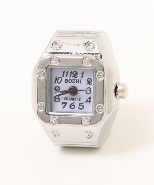 Burner（バーナー）の「【OKUOKU　0909】watch ring 指輪時計　フリーサイズ oku-ring-g2（リング・メンズ・ゴールド系その他/レオパード/ピンクゴールド/シルバー系その他/ホワイト系その他4/ブラック系その他4/パープル系その他4/ピンク系その他5/シルバー系その他2/ゴールド系その他2/シルバー系1/シルバー系2/ゴールド系/ゴールド系1/ゴールド系2/ゴールド系3/ゴールド系4/ゴールド系5/ゴールド系6/ゴールド系7/ゴールド系8/シルバー/ブラック系その他2/ゴールド系その他3/ブラック系その他/ホワイト系その他2/ローズ/ホワイト系その他/シルバー系その他3/ブルー系その他/ピンク系その他2/ピンク系その他3/グリーン系その他/グリーン系その他2/ピンク系その他4/コバルトブルー/パープル系その他/レッド系その他/パープル系その他2/ホワイト系その他3/イエロー系その他3/レッド系その他3/レッド系その他2/イエロー系その他2/パープル系その他3/ブラック系その他3/ピンク系その他/イエロー系その他/ブルー系その他2/ブルー系その他3/ブルー系その他4/ブルー系その他5/マルチ・FREE）」の17枚目の写真