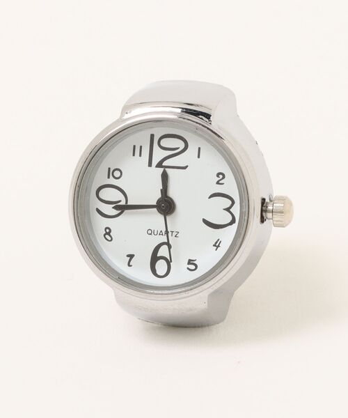 Burner（バーナー）の「【OKUOKU　0909】watch ring 指輪時計　フリーサイズ oku-ring-g2（リング・メンズ・ゴールド系その他/レオパード/ピンクゴールド/シルバー系その他/ホワイト系その他4/ブラック系その他4/パープル系その他4/ピンク系その他5/シルバー系その他2/ゴールド系その他2/シルバー系1/シルバー系2/ゴールド系/ゴールド系1/ゴールド系2/ゴールド系3/ゴールド系4/ゴールド系5/ゴールド系6/ゴールド系7/ゴールド系8/シルバー/ブラック系その他2/ゴールド系その他3/ブラック系その他/ホワイト系その他2/ローズ/ホワイト系その他/シルバー系その他3/ブルー系その他/ピンク系その他2/ピンク系その他3/グリーン系その他/グリーン系その他2/ピンク系その他4/コバルトブルー/パープル系その他/レッド系その他/パープル系その他2/ホワイト系その他3/イエロー系その他3/レッド系その他3/レッド系その他2/イエロー系その他2/パープル系その他3/ブラック系その他3/ピンク系その他/イエロー系その他/ブルー系その他2/ブルー系その他3/ブルー系その他4/ブルー系その他5/マルチ・FREE）」の3枚目の写真