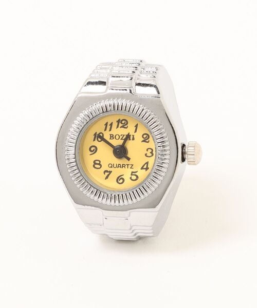 Burner（バーナー）の「【OKUOKU　0909】watch ring 指輪時計　フリーサイズ oku-ring-g2（リング・メンズ・ゴールド系その他/レオパード/ピンクゴールド/シルバー系その他/ホワイト系その他4/ブラック系その他4/パープル系その他4/ピンク系その他5/シルバー系その他2/ゴールド系その他2/シルバー系1/シルバー系2/ゴールド系/ゴールド系1/ゴールド系2/ゴールド系3/ゴールド系4/ゴールド系5/ゴールド系6/ゴールド系7/ゴールド系8/シルバー/ブラック系その他2/ゴールド系その他3/ブラック系その他/ホワイト系その他2/ローズ/ホワイト系その他/シルバー系その他3/ブルー系その他/ピンク系その他2/ピンク系その他3/グリーン系その他/グリーン系その他2/ピンク系その他4/コバルトブルー/パープル系その他/レッド系その他/パープル系その他2/ホワイト系その他3/イエロー系その他3/レッド系その他3/レッド系その他2/イエロー系その他2/パープル系その他3/ブラック系その他3/ピンク系その他/イエロー系その他/ブルー系その他2/ブルー系その他3/ブルー系その他4/ブルー系その他5/マルチ・FREE）」の22枚目の写真