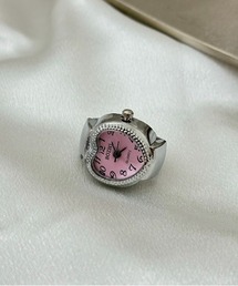 【OKUOKU 0909】watch ring 指輪時計 フリーサイズ oku-ring-g2【RBTS】
