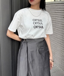 【SALE】&g'aime アンジェム　カーブレース切替Tシャツ　980-66107 表示しない】【&g'aime】レースプリントTシャツ（Tシャツ