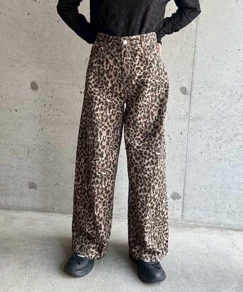 merrylatte(メリーラテ)の「レオパードルーズパンツ(その他パンツ・レディース・レオパード・FREE)」の4枚目の写真