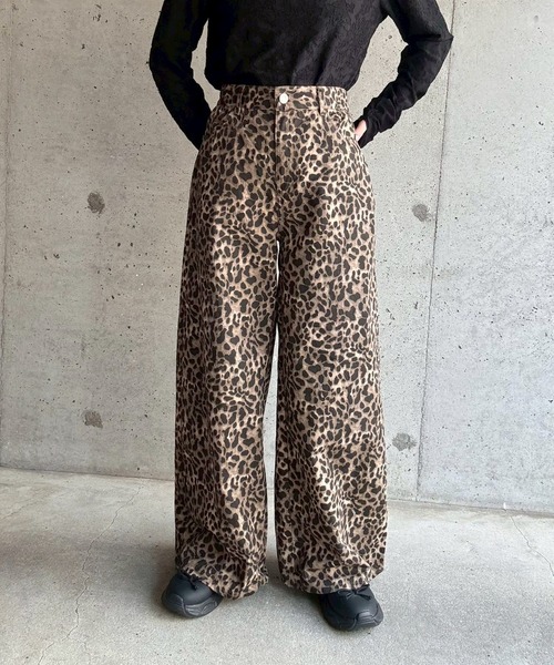 merrylatte(メリーラテ)の「レオパードルーズパンツ(その他パンツ・レディース・レオパード・FREE)」の3枚目の写真