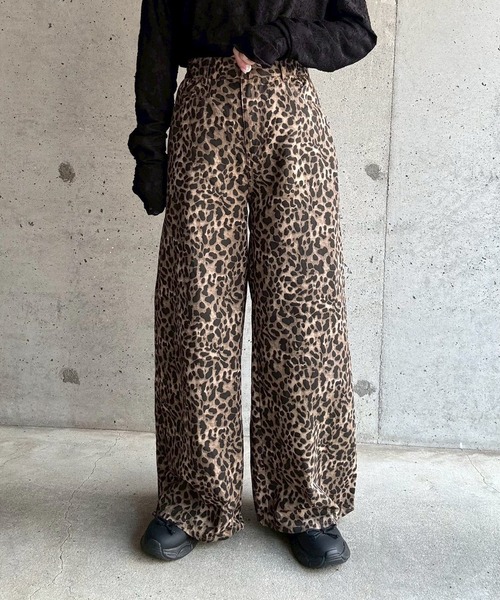 merrylatte(メリーラテ)の「レオパードルーズパンツ(その他パンツ・レディース・レオパード・FREE)」の2枚目の写真