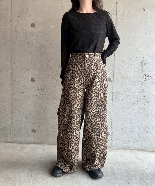 merrylatte(メリーラテ)の「レオパードルーズパンツ(その他パンツ・レディース・レオパード・FREE)」の10枚目の写真