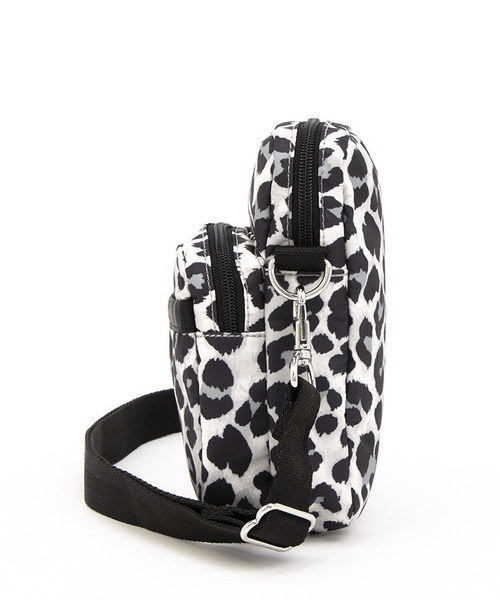 LeSportsac(レスポートサック)の「MINI PHONE BAG ニュートラルレオパード(ショルダーバッグ・レディース・グレー・FREE)」の6枚目の写真