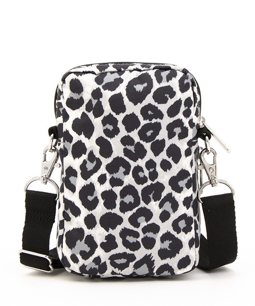 LeSportsac(レスポートサック)の「MINI PHONE BAG ニュートラルレオパード(ショルダーバッグ・レディース・グレー・FREE)」の7枚目の写真