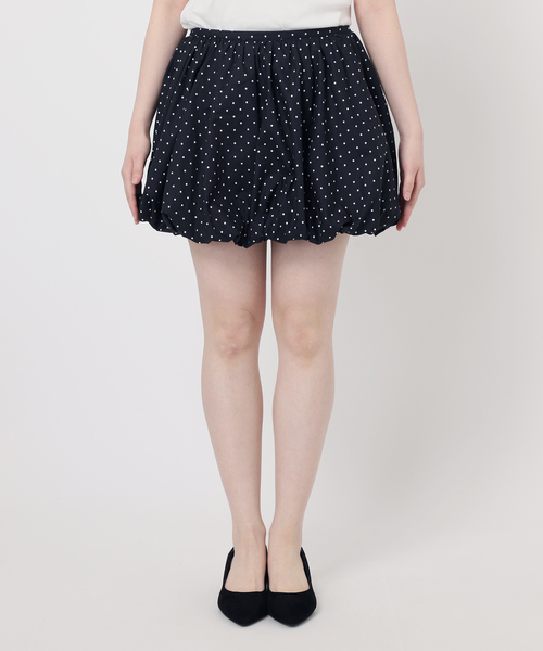 Oriens JOURNAL STANDARD(オリエンス ジャーナルスタンダード)の「バルーンドット ミニスカート(スカート・レディース・ホワイト/ネイビー・FREE)」の14枚目の写真