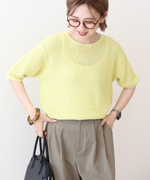 期間限定お値引き★ABUCHI INC.APPLE グレー★後染め★半袖 200HA25B0017_l_a011.jpg