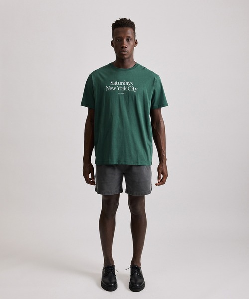 Saturdays NYC(サタデーズ ニューヨークシティ )の「Miller Standard SS Tee(Tシャツ/カットソー・メンズ・パープル/グリーン・L/M/S/XL/X-SMALL/XXL)」の18枚目の写真