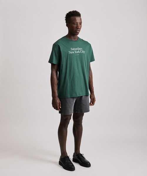 Saturdays NYC(サタデーズ ニューヨークシティ )の「Miller Standard SS Tee(Tシャツ/カットソー・メンズ・パープル/グリーン・L/M/S/XL/X-SMALL/XXL)」の17枚目の写真