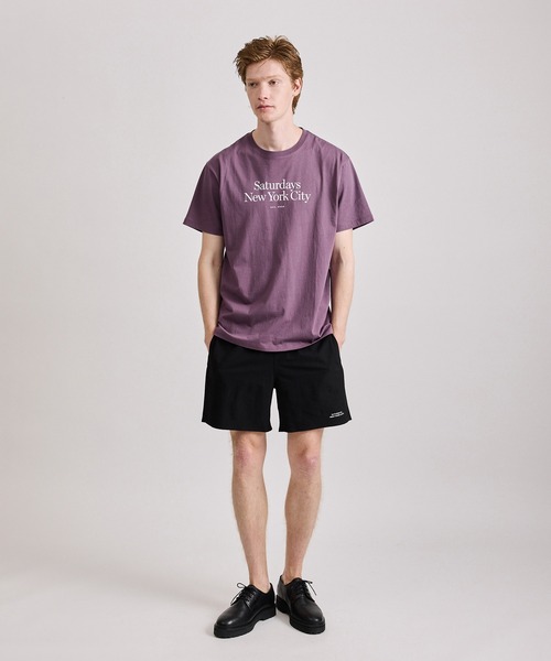 Saturdays NYC(サタデーズ ニューヨークシティ )の「Miller Standard SS Tee(Tシャツ/カットソー・メンズ・パープル/グリーン・L/M/S/XL/X-SMALL/XXL)」の13枚目の写真