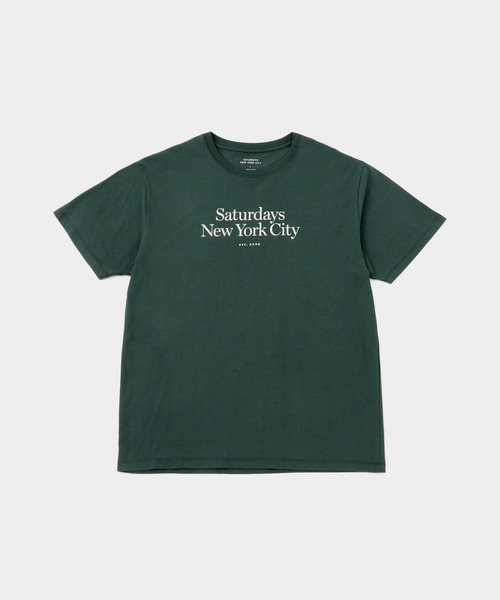 Saturdays NYC(サタデーズ ニューヨークシティ )の「Miller Standard SS Tee(Tシャツ/カットソー・メンズ・パープル/グリーン・L/M/S/XL/X-SMALL/XXL)」の11枚目の写真