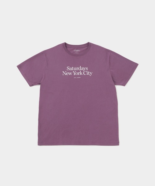 Saturdays NYC(サタデーズ ニューヨークシティ )の「Miller Standard SS Tee(Tシャツ/カットソー・メンズ・パープル/グリーン・L/M/S/XL/X-SMALL/XXL)」の9枚目の写真