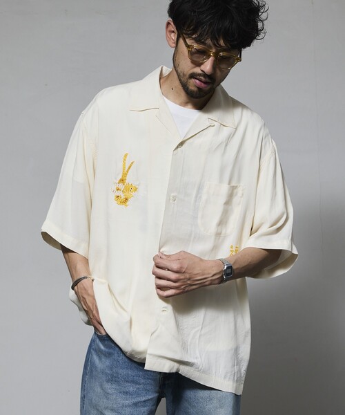 EFS コラソンシャツ セール】HINSON/ヒンソン レーヨン スーベニアシャツ/ベトジャン