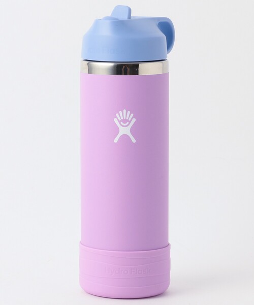 HYDRO FLASK(ハイドロフラスク)の「Hydro Flask/ハイドロフラスク 18oz KIDS WIDE MOUTH(水筒・メンズ・ラベンダー/ブルーグリーン/ナチュラル/ピンク系その他・ONE SIZE)」の4枚目の写真