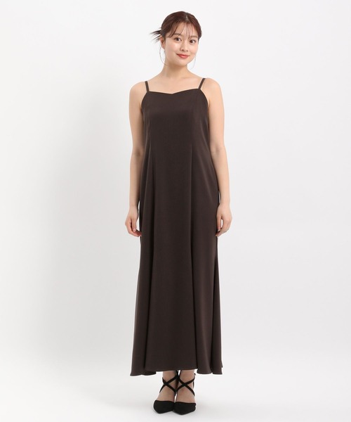 Andemiu（アンデミュウ）の「【2点セット】シシュウブラウス×キャミドレス490987（ドレス・レディース・ブラック/ブラウン/スモーキーグリーン系8・MEDIUM/SMALL）」の12枚目の写真