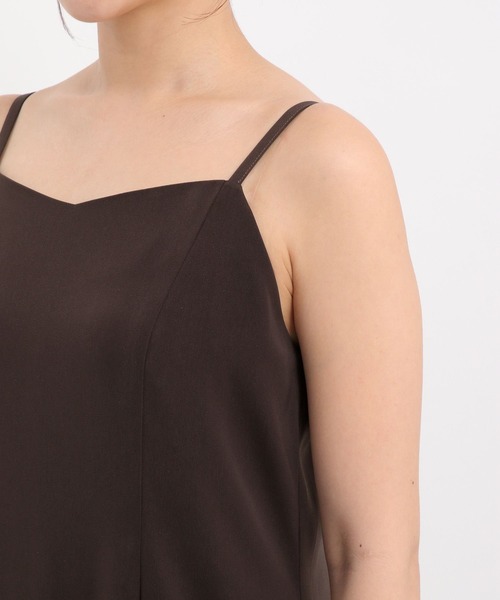 Andemiu（アンデミュウ）の「【2点セット】シシュウブラウス×キャミドレス490987（ドレス・レディース・ブラック/ブラウン/スモーキーグリーン系8・MEDIUM/SMALL）」の16枚目の写真