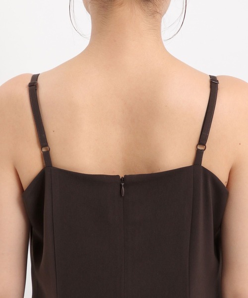 Andemiu（アンデミュウ）の「【2点セット】シシュウブラウス×キャミドレス490987（ドレス・レディース・ブラック/ブラウン/スモーキーグリーン系8・MEDIUM/SMALL）」の18枚目の写真