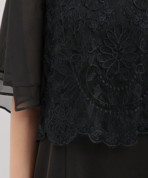 Andemiu（アンデミュウ）の「【2点セット】シシュウブラウス×キャミドレス490987（ドレス・レディース・ブラック/ブラウン/スモーキーグリーン系8・MEDIUM/SMALL）」の21枚目の写真