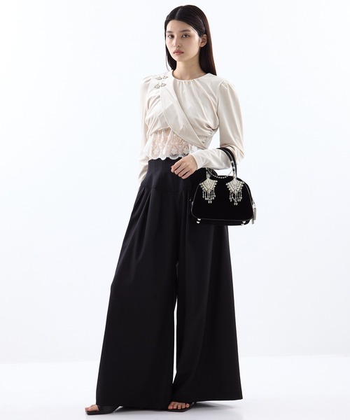 最終価格【Dessin de mode/デッサンデモード】《STUDIOUS別注 Dessin de mode/デッサンデモード】《STUDIOUS別注》コルセットパンツ