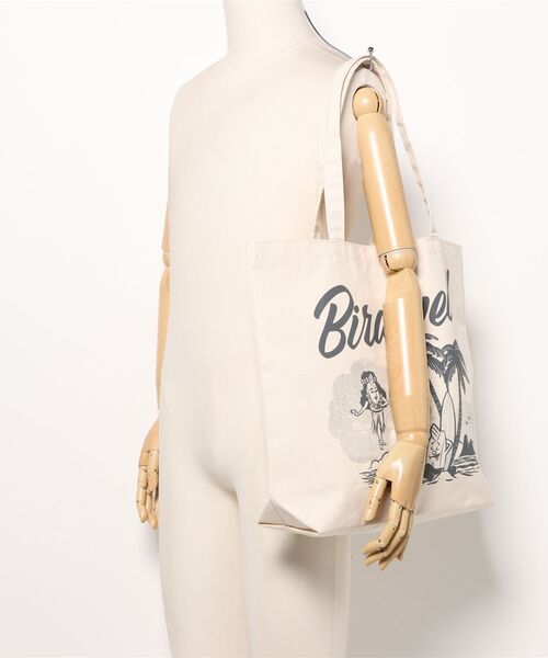 バッグ BIRDWELL CANVAS BIRDIE TOTE BAG Daydreamin' Birdie Canvas Tote Bag - Bone – Birdwell