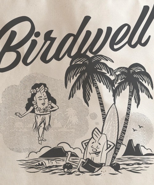 バッグ BIRDWELL CANVAS BIRDIE TOTE BAG BIRDWELL/バードウェル】Daydreamin' Birdie Canvas Tote Bag