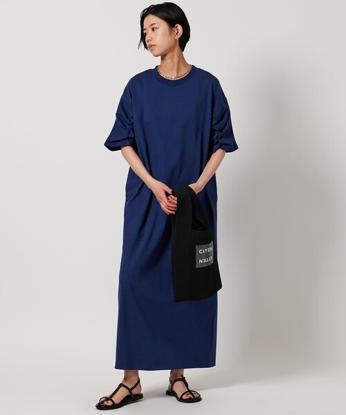 CITEN（シテン）の「＜CITEN＞CITENサマーニットクリアロゴショッパー（トートバッグ・レディース・ロイヤルブルー/オレンジ/ブラック/オフホワイト・FREE）」の8枚目の写真