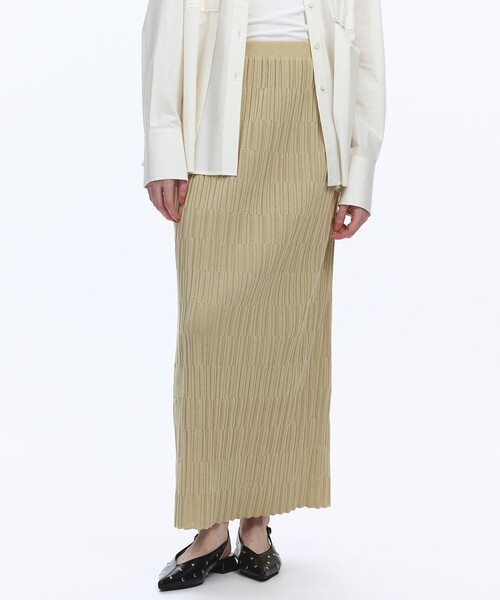 美品　パブリックトウキョウ　ロングスカート　ニット 美品 パブリックトウキョウ ロングスカート ニット正規 品