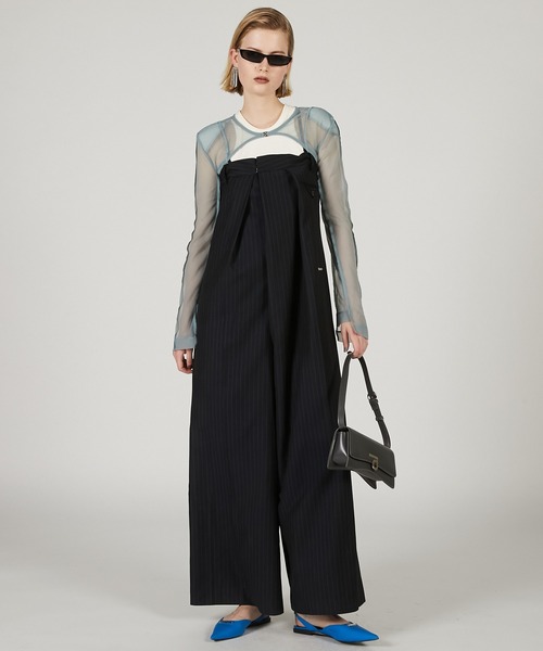 PRANK PROJECT（プランクプロジェクト）の「シアーショートボレロ / Sheer Short Bolero（カーディガン/ボレロ・レディース・ブラック/ブルー/ホワイト・FREE）」の9枚目の写真