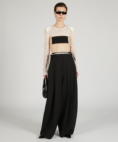 PRANK PROJECT（プランクプロジェクト）の「シアーショートボレロ / Sheer Short Bolero（カーディガン/ボレロ・レディース・ブラック/ブルー/ホワイト・FREE）」の5枚目の写真