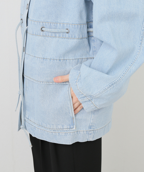 【ROTATE/ロテート】Laced Denim Jacket：デニムジャケット
