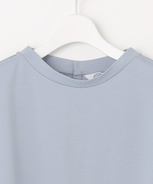 J.PRESS Ladies（J.プレス レディス）の「【洗える・抗菌防臭・接触冷感・吸水速乾】ドライポンチ モックネック カットソー（Tシャツ/カットソー・レディース・グレー系/ブラック系/サックスブルー系/ベージュ系・SMALL）」の19枚目の写真