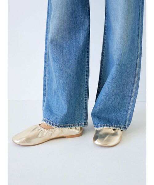 Ungrid（アングリッド）の「ギャザーフラットシューズ（バレエシューズ・レディース・ゴールド/レッド・L/M/S）」の13枚目の写真