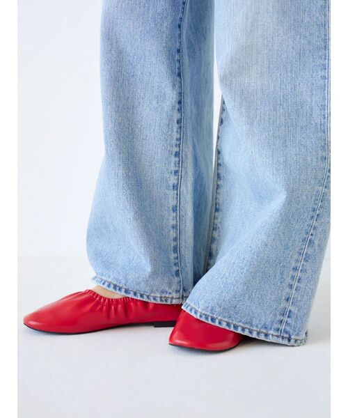 Ungrid（アングリッド）の「ギャザーフラットシューズ（バレエシューズ・レディース・ゴールド/レッド・L/M/S）」の14枚目の写真