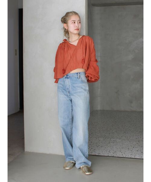 Ungrid（アングリッド）の「ギャザーフラットシューズ（バレエシューズ・レディース・ゴールド/レッド・L/M/S）」の20枚目の写真