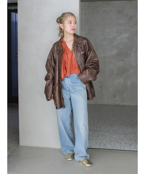 Ungrid（アングリッド）の「ギャザーフラットシューズ（バレエシューズ・レディース・ゴールド/レッド・L/M/S）」の21枚目の写真