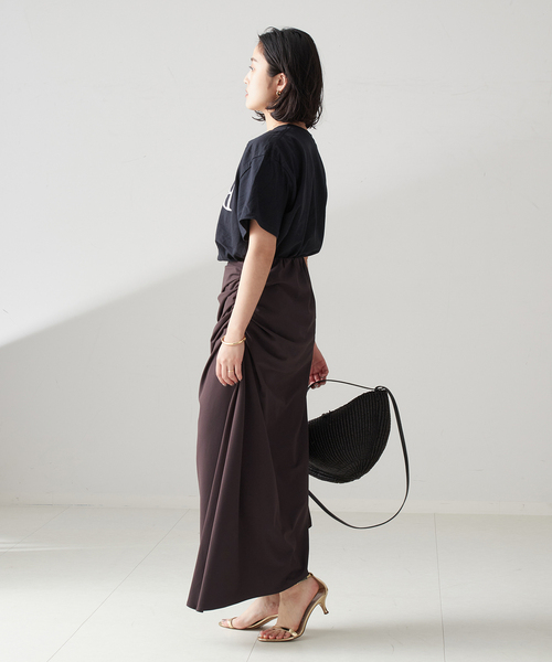 journal standard L'essage(ジャーナルスタンダードレサージュ)の「【Pacific BOOKS 】upside down BLACK t-shirts:Tシャツ(Tシャツ/カットソー・レディース・ブラック・LARGE)」の9枚目の写真