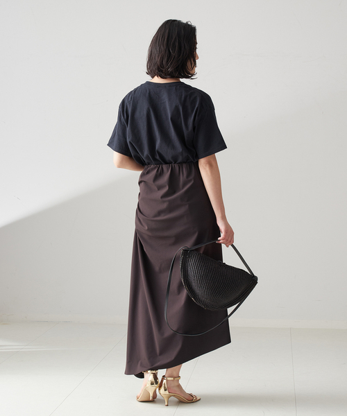 journal standard L'essage(ジャーナルスタンダードレサージュ)の「【Pacific BOOKS 】upside down BLACK t-shirts:Tシャツ(Tシャツ/カットソー・レディース・ブラック・LARGE)」の8枚目の写真