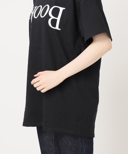 journal standard L'essage(ジャーナルスタンダードレサージュ)の「【Pacific BOOKS 】upside down BLACK t-shirts:Tシャツ(Tシャツ/カットソー・レディース・ブラック・LARGE)」の15枚目の写真