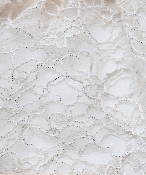 VIS（ビス）の「コードレース柄アソートビスチェ（キャミソール・レディース・ブラック/キナリ・FREE）」の3枚目の写真