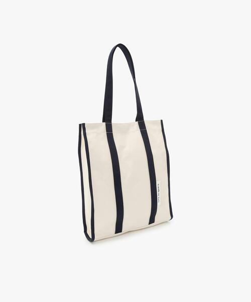 ★agnes b. カジュアル キャンバス トートバッグ（大）/送料込 agnes b.大容量ストリート百合刺繍両面使いキャンバストート